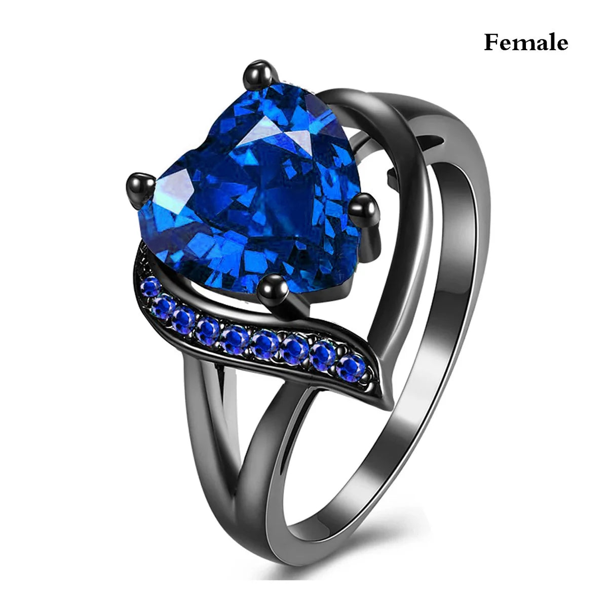 EGO azure blue dragon bonds ring jewelry