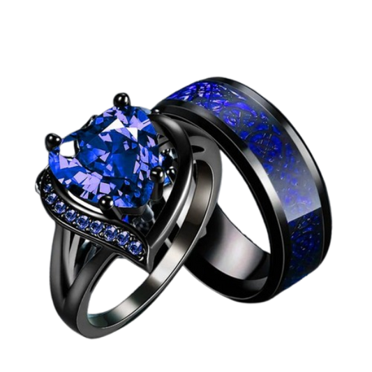 Azure Blue Bonds Ring